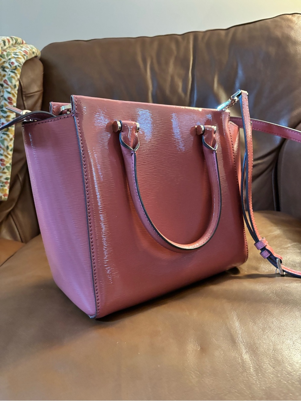 kate spade Bixby Place medium satchel
glossy, pomegranate
Like new - Picture 5 of 5
